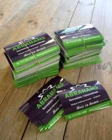 Abrahams hovenier stickers