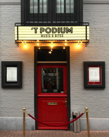 Café 't Podium_lichtreclame