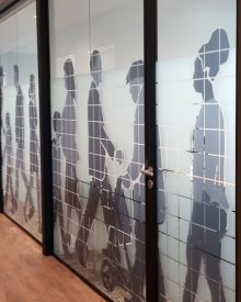 raambelettering Huis van Leusden
