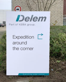 Bewegwijzering bij Delem