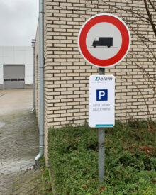 Bewegwijzering bij Delem