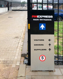 P&M Express Tilburg bewegwijzering
